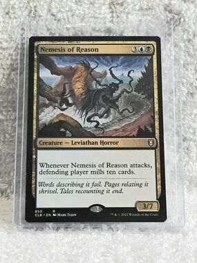 5/$20 Mint 2022 MTG Nemesis of Reason Rare Card 850 Deckmaster!!